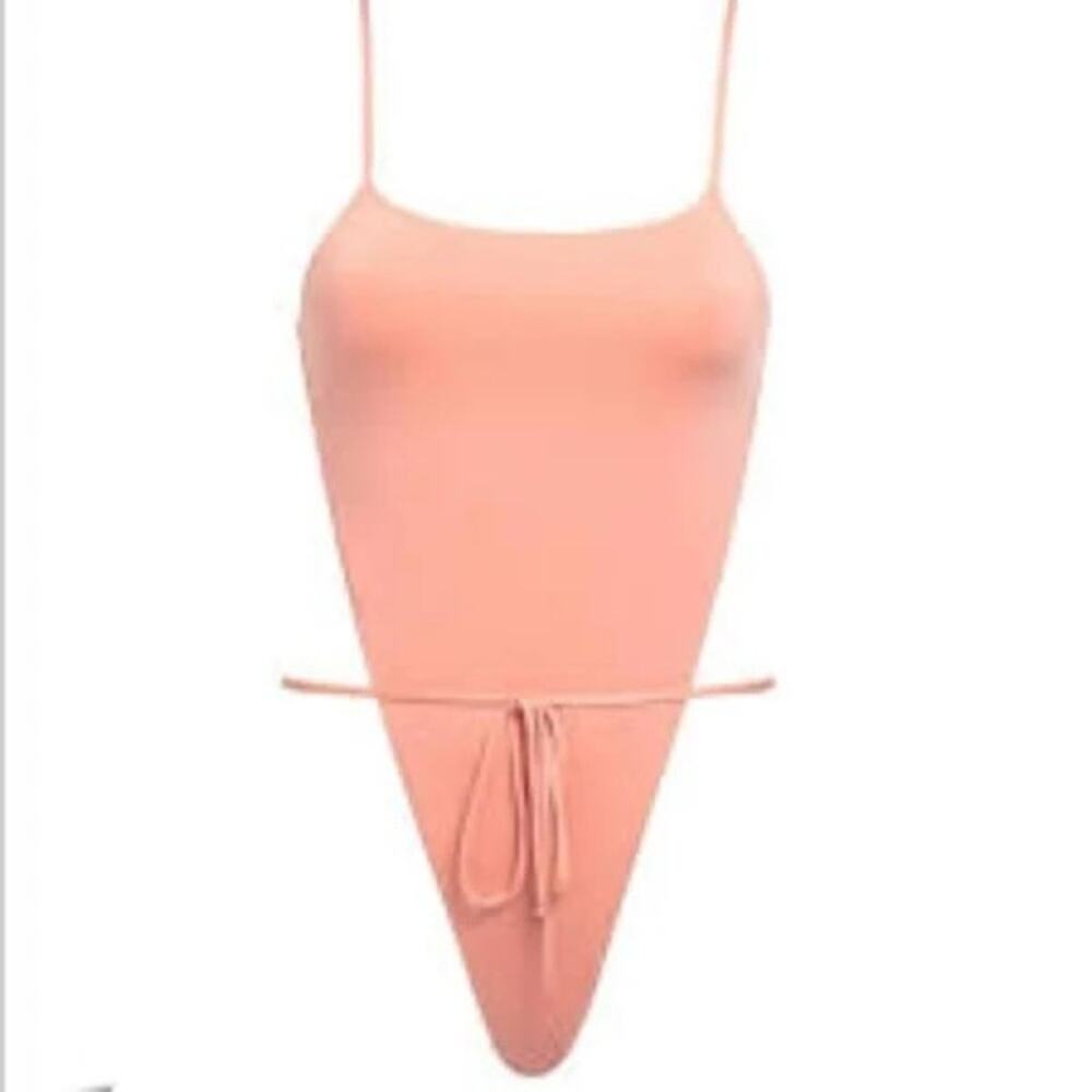 Monica Hansen Beachwear NWT One Piece in Pink Panther Size X-Small MRSP $240